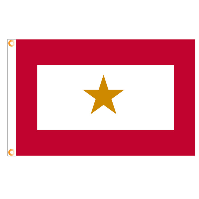 Sewn Gold Star Service Flag