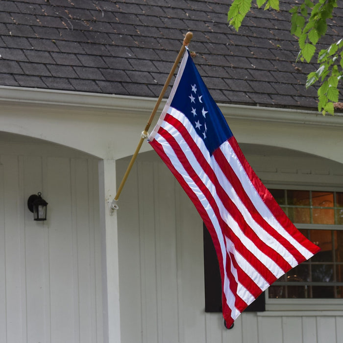 Outdoor Polyester Betsy Ross Flag 3'x5' (Higher Wind Areas)