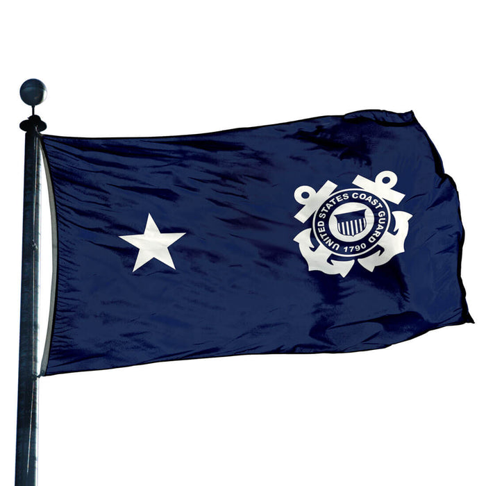 1 Star Coast Guard Admiral Flag