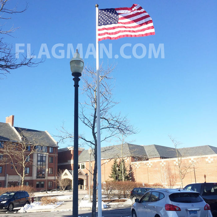 External Halyard AFP Fiberglass Flagpole - *20 Year Warranty*