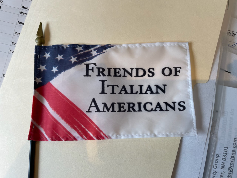 4"x6" Custom Printed Stick Flags *125 Quantity Minimum*