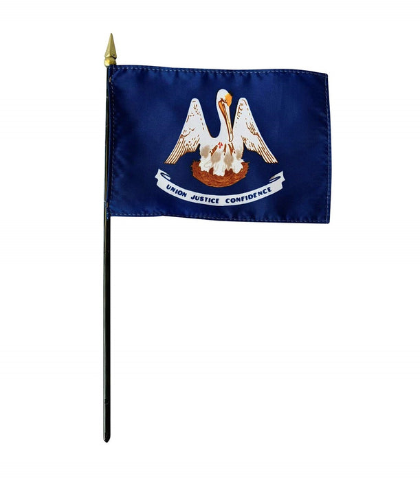 Miniature Louisiana Stick Flag