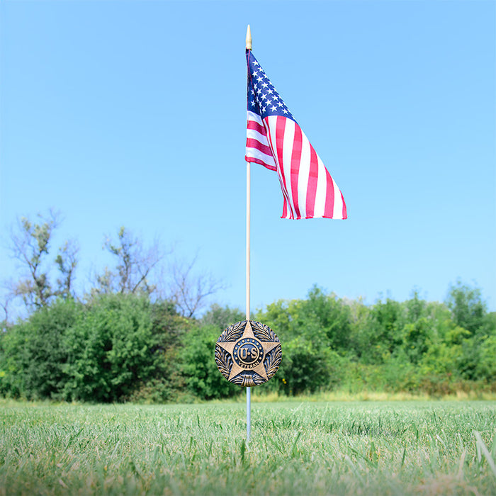 US Veteran Plastic Grave Marker