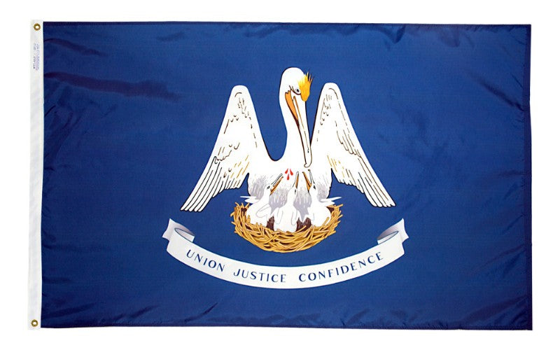 Louisiana Outdoor Nylon Flag (Low-Medium Wind Areas)