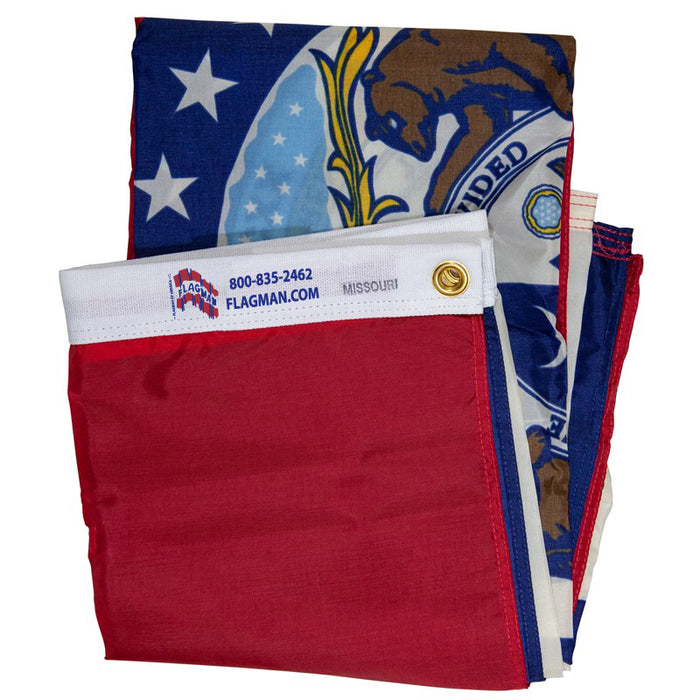 Missouri Outdoor Nylon Flag (Low-Medium Wind Areas)