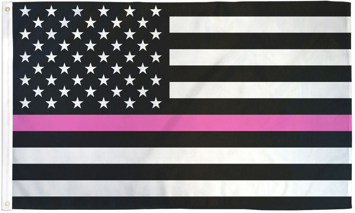 Thin Pink Line 3'x5' Outdoor Flag