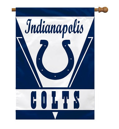 indianapolis colts outdoor flag for sale - officially licensed - flagman of america