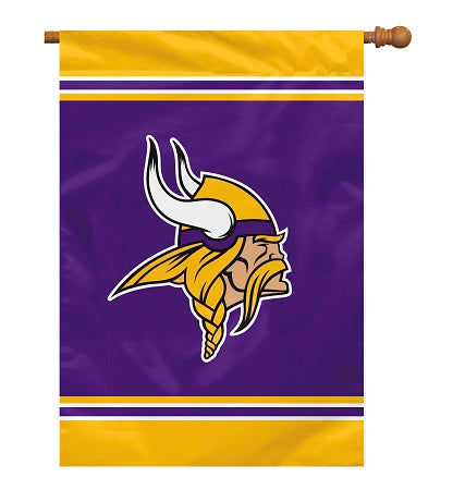 minnesota vikings outdoor flag for sale - officially licensed - flagman of america