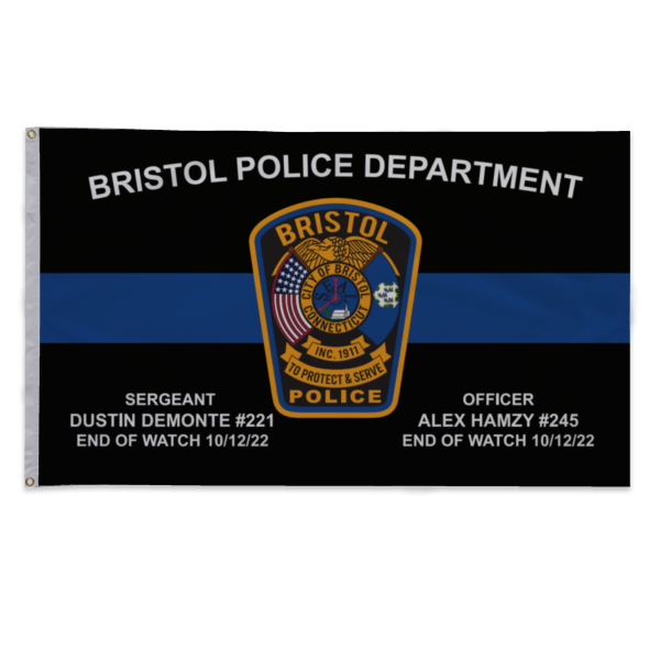 Bristol PD Support Flag