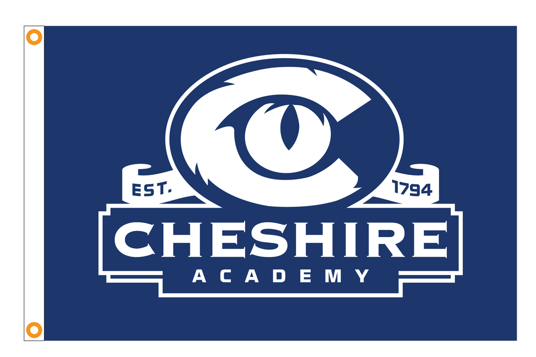 Cheshire Academy Outdoor Printed Flag - 4'x6' - Nylon - Single Reverse - Heading & Grommets