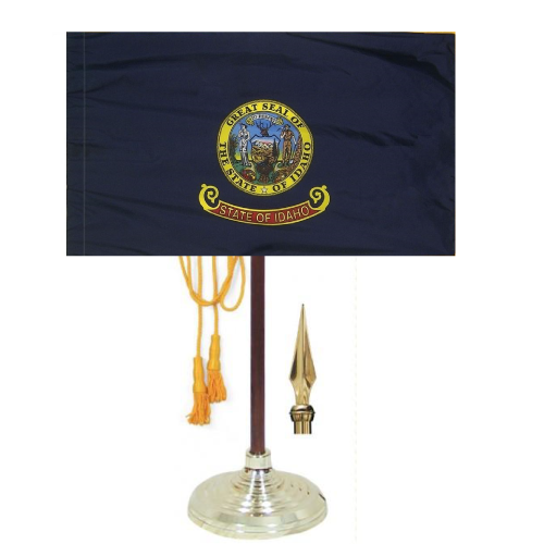 Idaho Flag with Fringe | Idaho Indoor Flag | Idaho Parade Flag