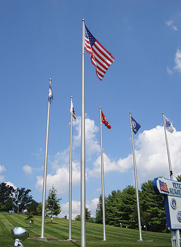 Commercial Grade Aluminum Flagpole - Internal Winch - Lifetime Warranty - Made in USA