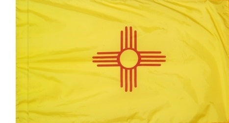 New Mexico Flag | New Mexico Parade Flag | New Mexico Flag with Fringe | New Mexico Indoor Flag