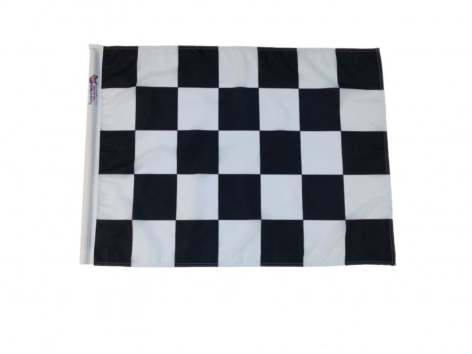 Printed Black & White Checkered Racing Flag