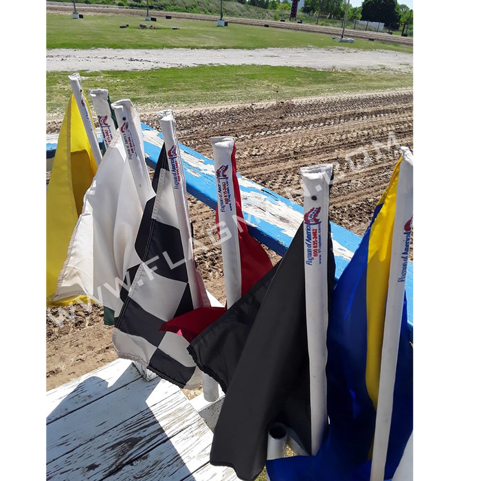 Solid Black Racing Flag