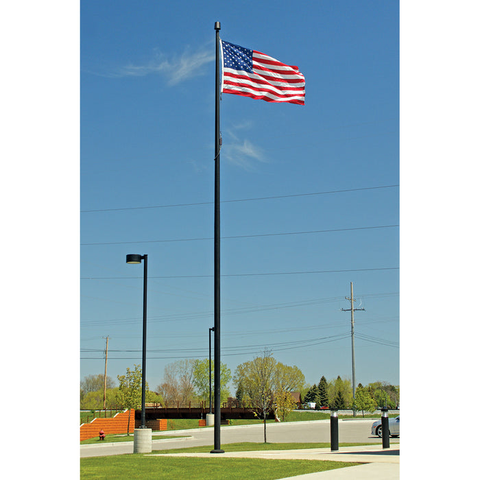 Commercial Grade Aluminum Flagpole - Internal Winch - Lifetime Warranty - Made in USA