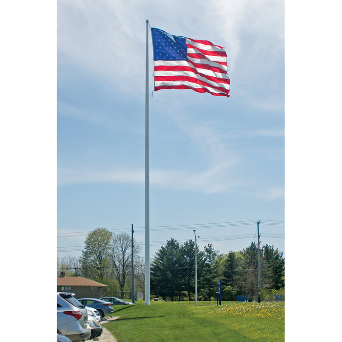 Commercial Grade Aluminum Flagpole - Internal Winch - Lifetime Warranty - Made in USA