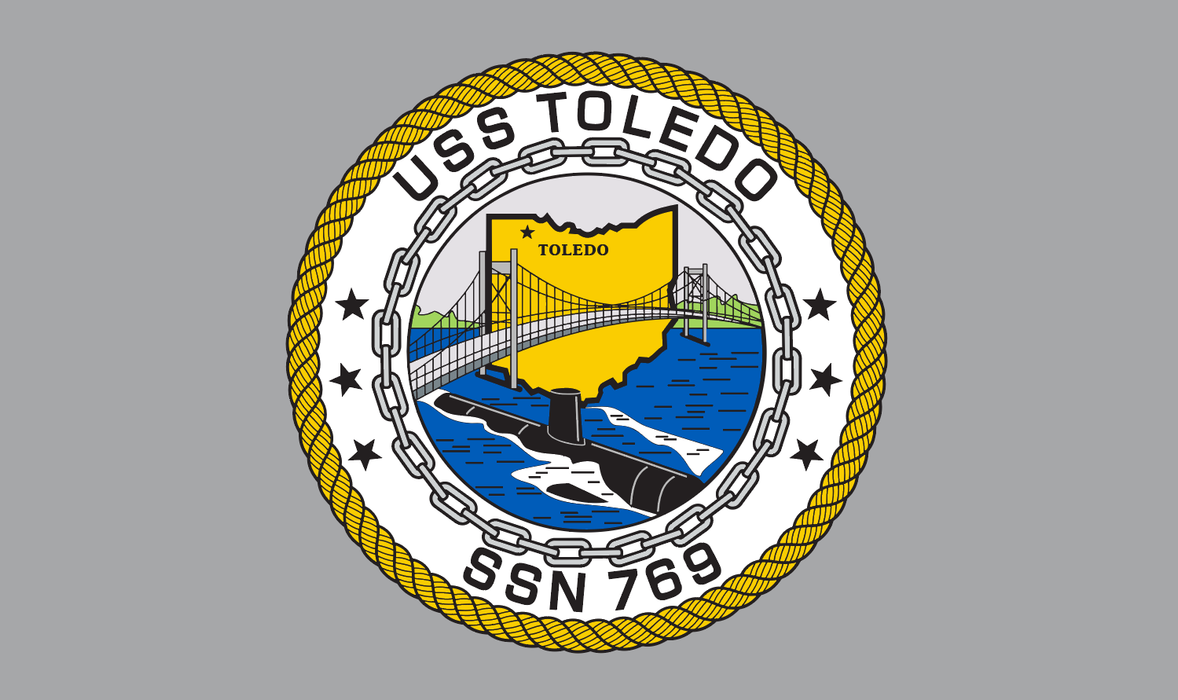 USS Toledo Flag 3'x5'